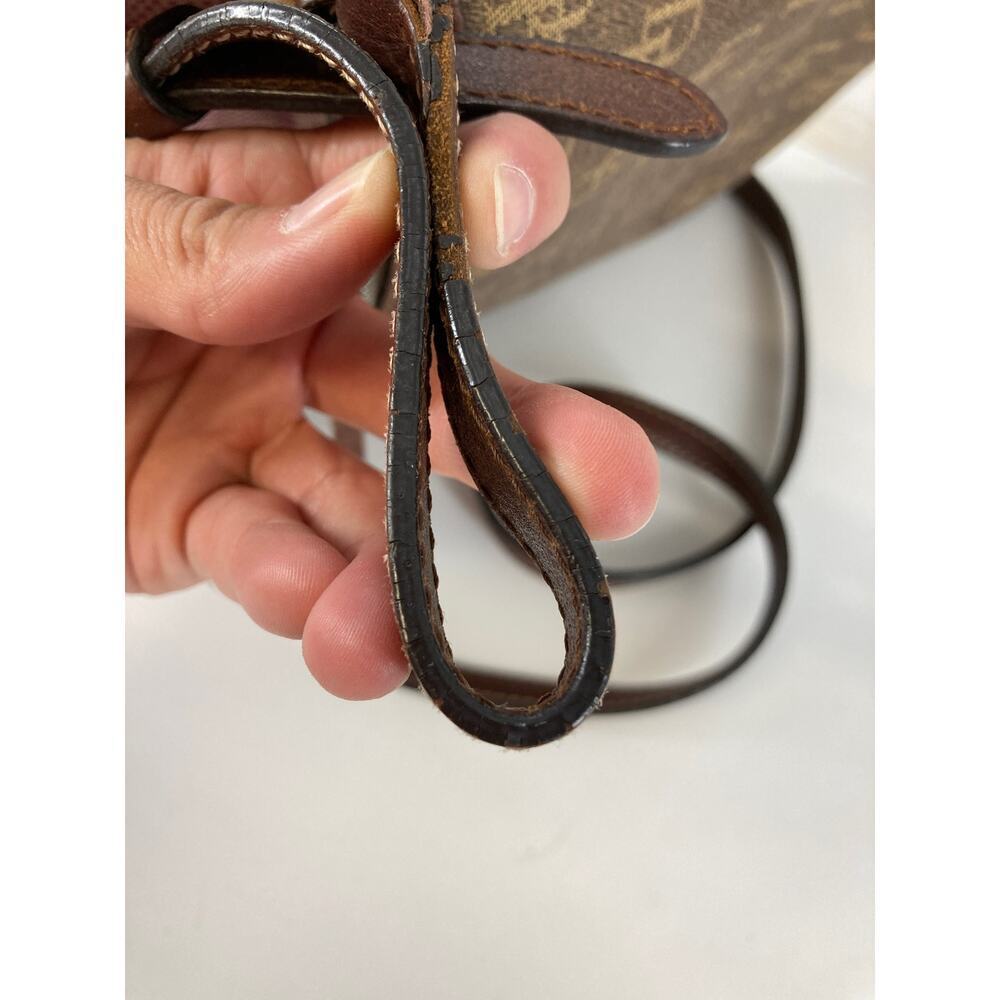 DOONEY & BOURKE, BROWN SIGNATURE CANVAS CROSSBODY BAG ASIS - Picture 13 of 16